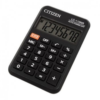 калькулятор Citizen LC-110NR кишеньковий 5,8х8,7х1,2см.  (20)