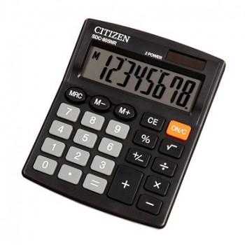 калькулятор Citizen SDC-805NR настільний 12,4х10,2х2,5см.  (20)
