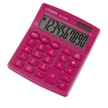 калькулятор Citizen SDC-810NRPRE-pink кольоровий настільний 12,4х10,2х2,5см.  (20)