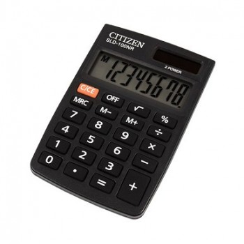 калькулятор Citizen SLD-100NR кишеньковий 8,8х5,8х1,0см.  (20)