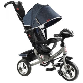 велосипед Best Trike триколісний, колеса піна 25/20см., фара, USB, Bluetooth  6588/60-714  (1)