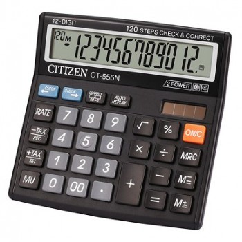 калькулятор Citizen CT-555N настільний 12,7х13,1х3см.  (20)