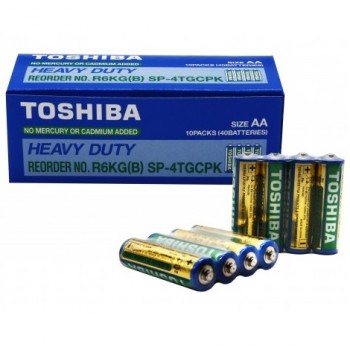 батарейка Toshiba R 6 синя  1x4 кор.  (40/200/1000)