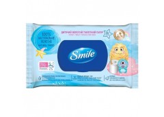 папір туалетний Smile вологий дитячий 44шт. з клапаном  (18)
