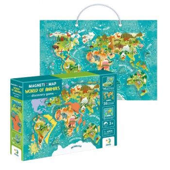 магнітна мапа світу 
