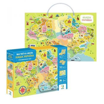 магнітна мапа України Dodo Toys  200268