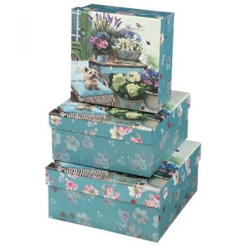 набір подарункових коробок Buromax 3шт., розмір найбільшої 20х20х9,5см.  ВМ.233319