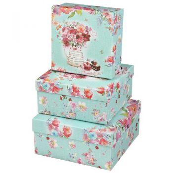 набір подарункових коробок Buromax 3шт., розмір найбільшої 20х20х9,5см.  ВМ.233320