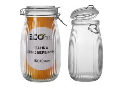 банка Ecomo Lock 1500мл. з бугельним замком  24020062