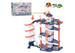 гараж 5 поверхів, 43х34х55см., кран на магніті, 3 машинки 4см. в кор. 47х30,5х11...