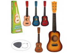 гітара дерев`яна 52см., 6 струн, запасна струна, медіатор, в кор. 53,5х20х6,5см....