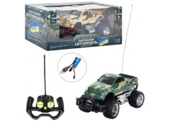 джип р/к 17см. акум., USB-зар., аморт., гум. кол., в кор. 25х13,5х11,3см.  М 496...