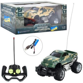 джип р/к 17см. акум., USB-зар., аморт., гум. кол., в кор. 25х13,5х11,3см.  М 4964  (18)