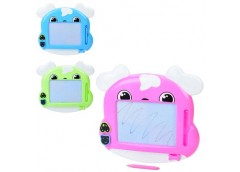 дошка для малювання 33х30х3см. кольорова, 2 штампи, в кул. 37х34х3см.  МММ-100-3...