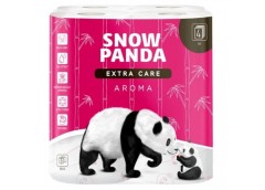 папір туалетний Сніжна панда Extra Care Aroma чотиришаровий  8шт./уп., ціна за у...