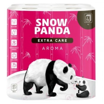 папір туалетний Сніжна панда Extra Care Aroma чотиришаровий  8шт./уп., ціна за упаковку!!!  (6)