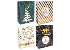 пакет подар. Buromax паперовий 26х32х10см., тиснення фольгою  ВМ.2000121  (12/48...