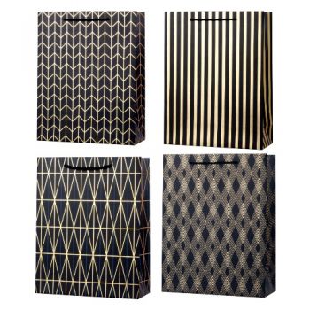 пакет подар. Buromax паперовий 18х23х8см., тиснення фольгою  ВМ.2000133  (12/600)