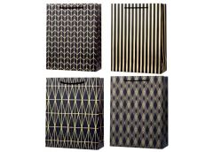 пакет подар. Buromax паперовий 26х32х10см., тиснення фольгою  ВМ.2000134  (12/48...