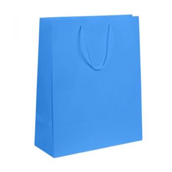 пакет подар. Buromax паперовий 17,5х25х17см., блакитний  ВМ.2000139-14  (12/480)