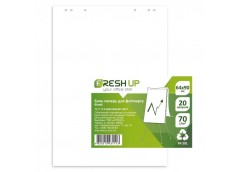 блок паперу для фліпчартів Fresh без лініювання 20арк. 64х90см. в поліет. пакеті...