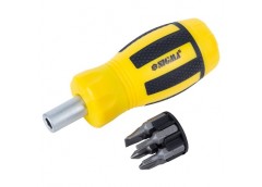 викрутка Сигма з реверсом mini + набір з 6 біт CrV  4001811