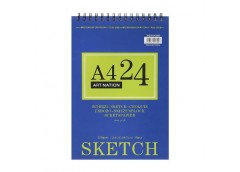 альбом Art Nation для ескізів А4/24арк. на спіралі  XQSU4200/115592  (48)