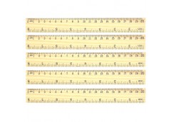 лінійка J.Otten дерев`яна 20см.  DSCN3116-20  (72/2880)