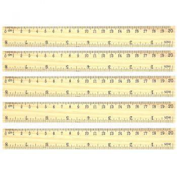 лінійка J.Otten дерев`яна 20см.  DSCN3116-20  (72/2880)