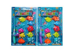 риболовля вудка, 10 рибок, на бліст. 43,5х28,5см.  3067-122  (66/132)