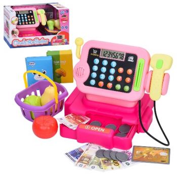 кас. апарат 23см. кальк., сканер, продукти, гроші, звук, на бат. в кор. 33х20х16см.  LT8801-9C  (16)