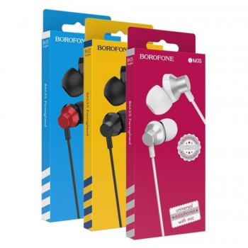 навушники Borofone Farsighted universal earphones з мікрофоном  BM35