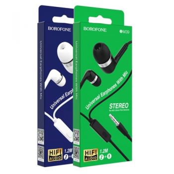 навушники Borofone Refined chant universal earphones з мікрофоном  BM39