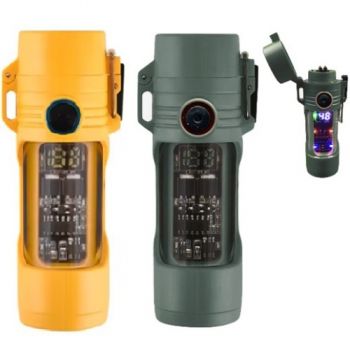 ліхтарик Multifunctional, Li-Ion акумулятор, індикація заряду, запальничка, ЗП Type-C  D66-COB