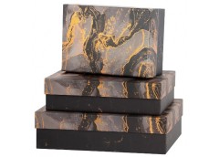 набір подарункових коробок Buromax 3шт., розмір найбільшої 24,5х17,5х7см.  ВМ.23...