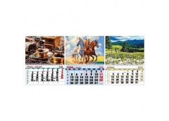 календар настінний перекидний (ФОП Яковенко) міні-офіс економ 1 пружина на 2026 ...