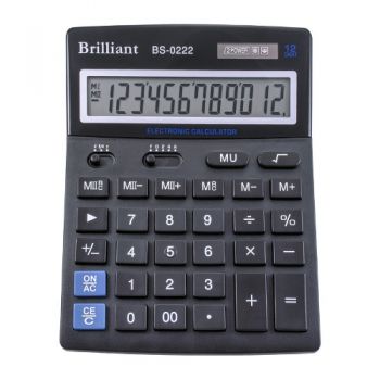калькулятор Brilliant BS-0222 настільний 14х17,6х4,5см.  (10/40)