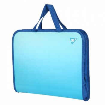 тека-портфель YES FC на блискавці з тканинними ручками 