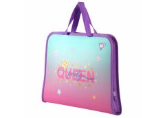 тека-портфель YES FC на блискавці з тканинними ручками 