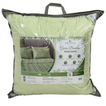 подушка Ar Cloud 70х70см. Green Bamboo в сумці