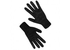 рукавиці Seven трикотажні чорні подвійні без ПВХ  78301/69382