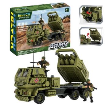 конструктор IBLOCK Армія HIMARS 810 дет. в кор. 46х29х6,4см.  PL-921-503  (6)