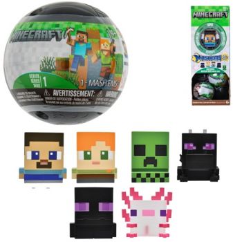 іграшка-сюрприз у кулі Mash'ems S1 Minecraft  53691