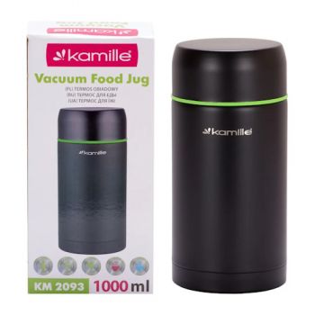 термос Kamille харчовий 1,0л. з нержав. сталі  2093