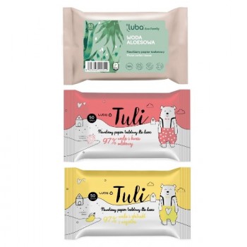 папір туалетний вологий Luba 50шт. (в ас-ті)