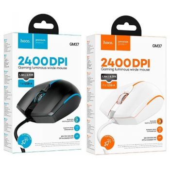 миша Hoco дротова Wonderful gaming luminous wired mouse  GM37