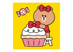 картина за номер. Santi 25х25см. 