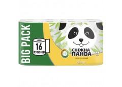 папір туалетний Сніжна панда Aroma двошаровий 16шт./уп., ціна за упаковку!!!  (4...