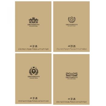 зошит А5 80арк. крафт, лінія  А5-080-5210L  (80)