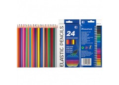 олівці кольор. Color-It Luminoso elastico гнучкі пластикові 24кол.  CR755-24  (6...